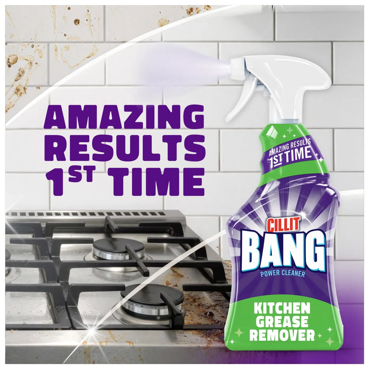 Cillit Bang Kitchen Grease Remover Spray 750ml