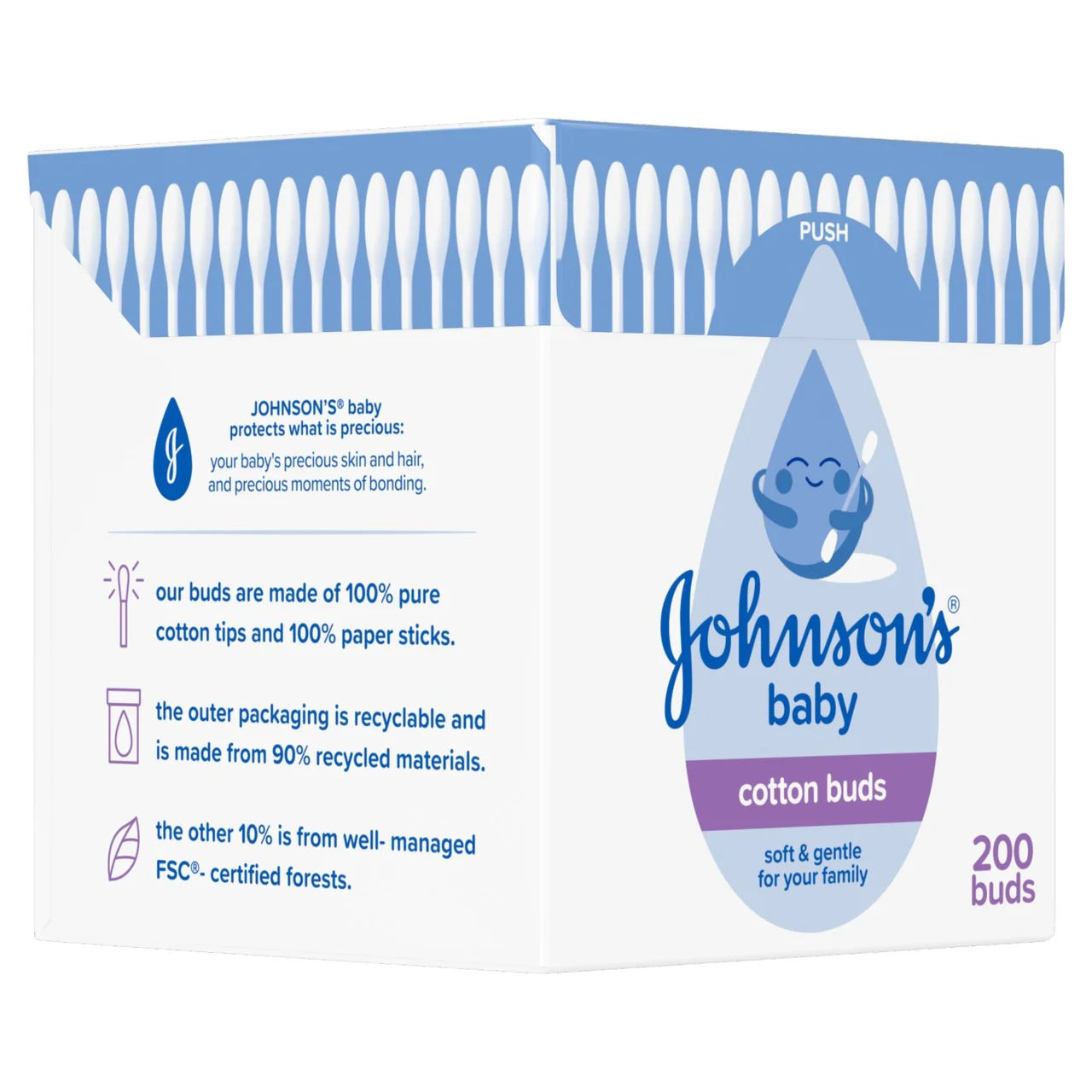 Johnson's Baby Cotton Buds 200 per pack