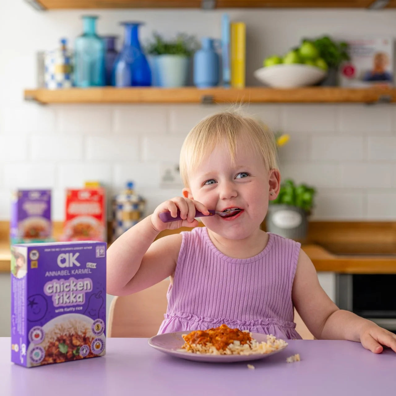 Annabel Karmel Frozen Chicken Tikka with fluffy rice 200g