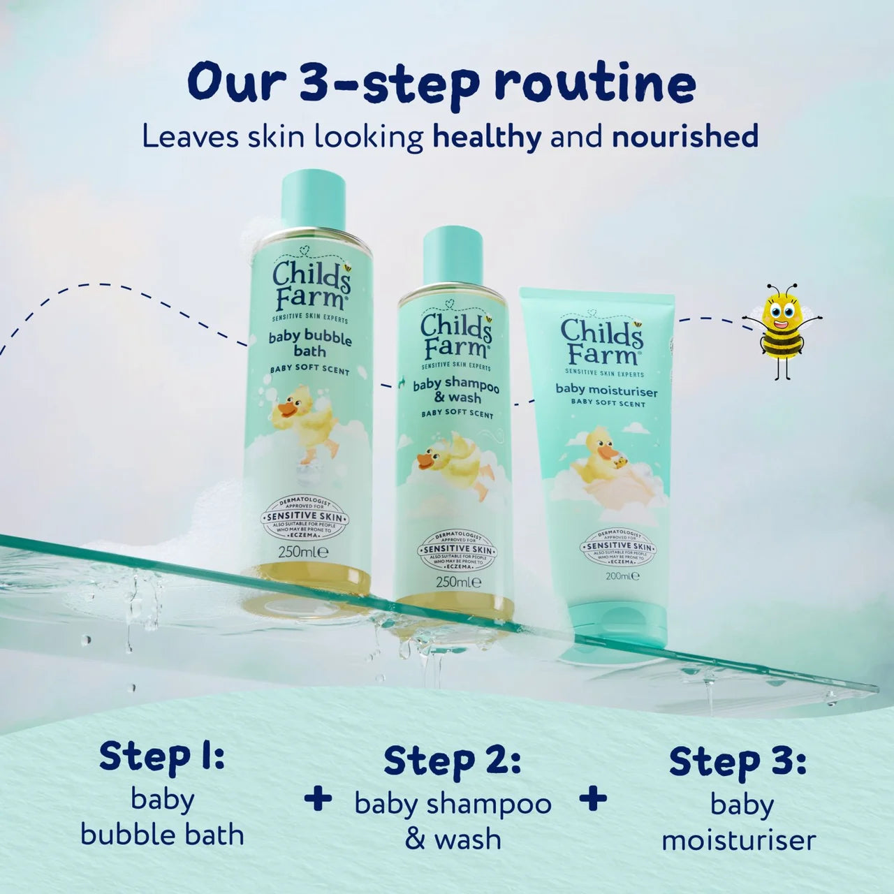 Childs Farm Baby Bubble Bath, Baby Soft Scent 250ml