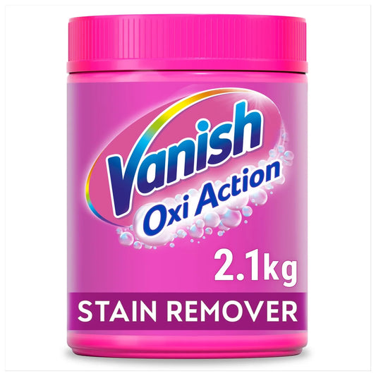 Vanish Oxi Action Fabric Stain Remover Powder Colours 2.1kg