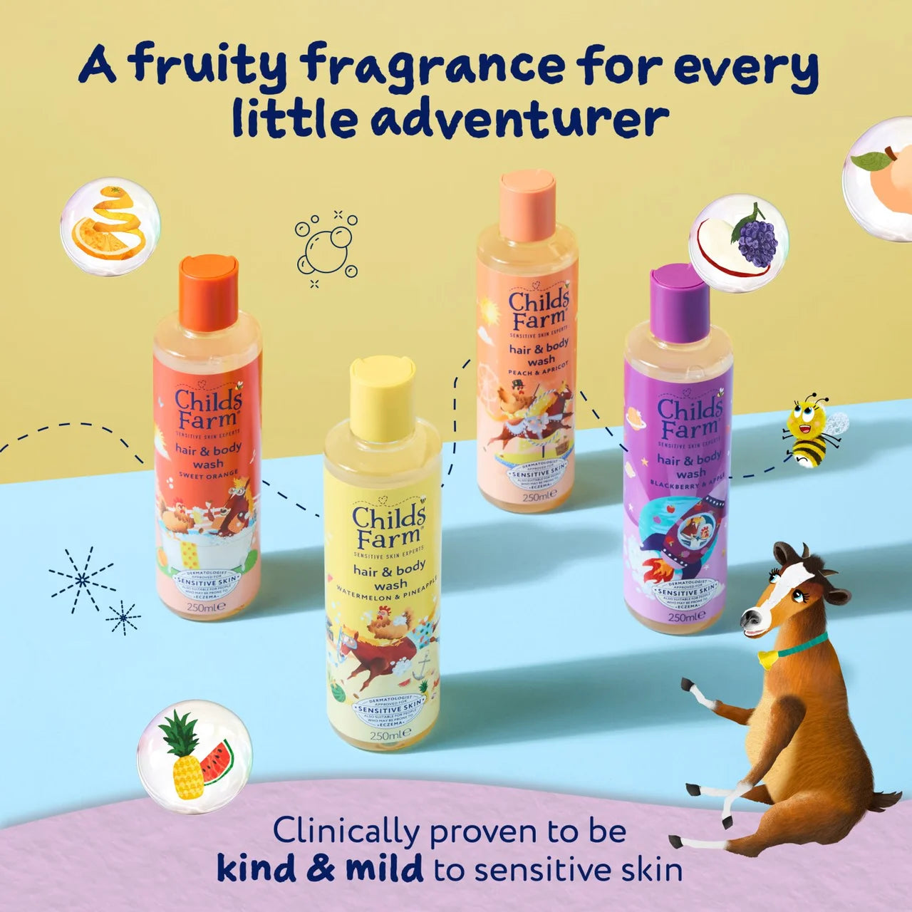 Childs Farm Hair & Body Wash, Blackberry & Apple 500ml