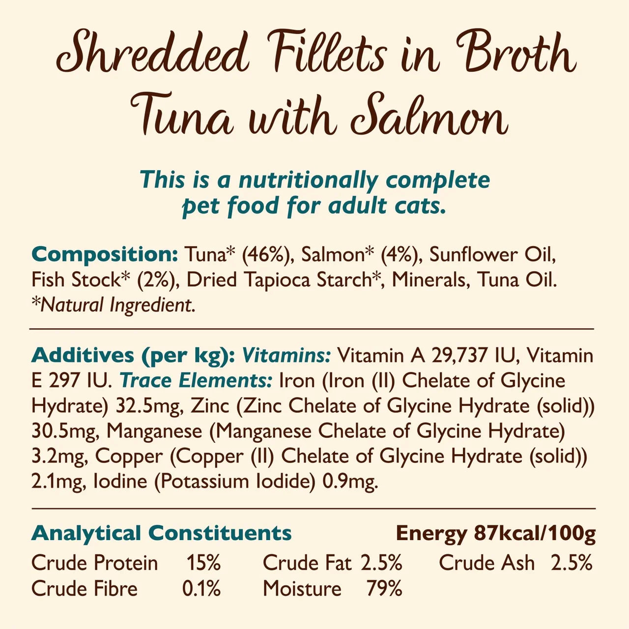 Lily's Kitchen Cat Shredded Fillets in Broth Multipack 8 x 70g