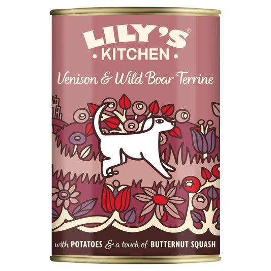Lily's Kitchen Venison & Wild Boar Terrine For Dogs 400g