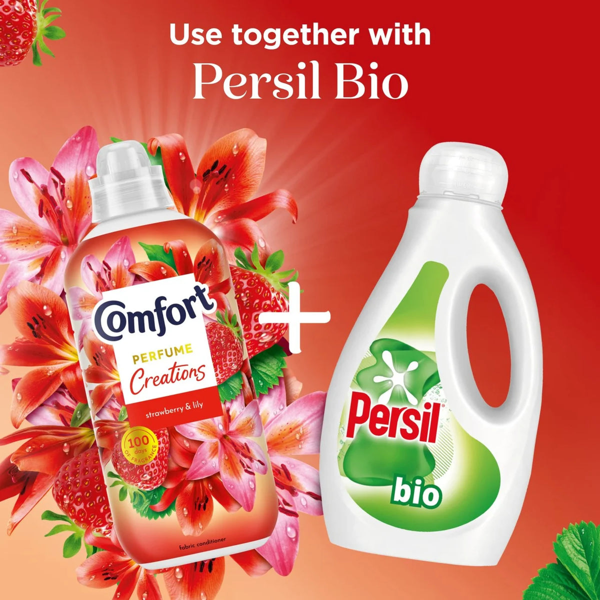 Comfort Perfume Creations Strawberry & Lily Fabric Conditioner 48 Washes 1400ml