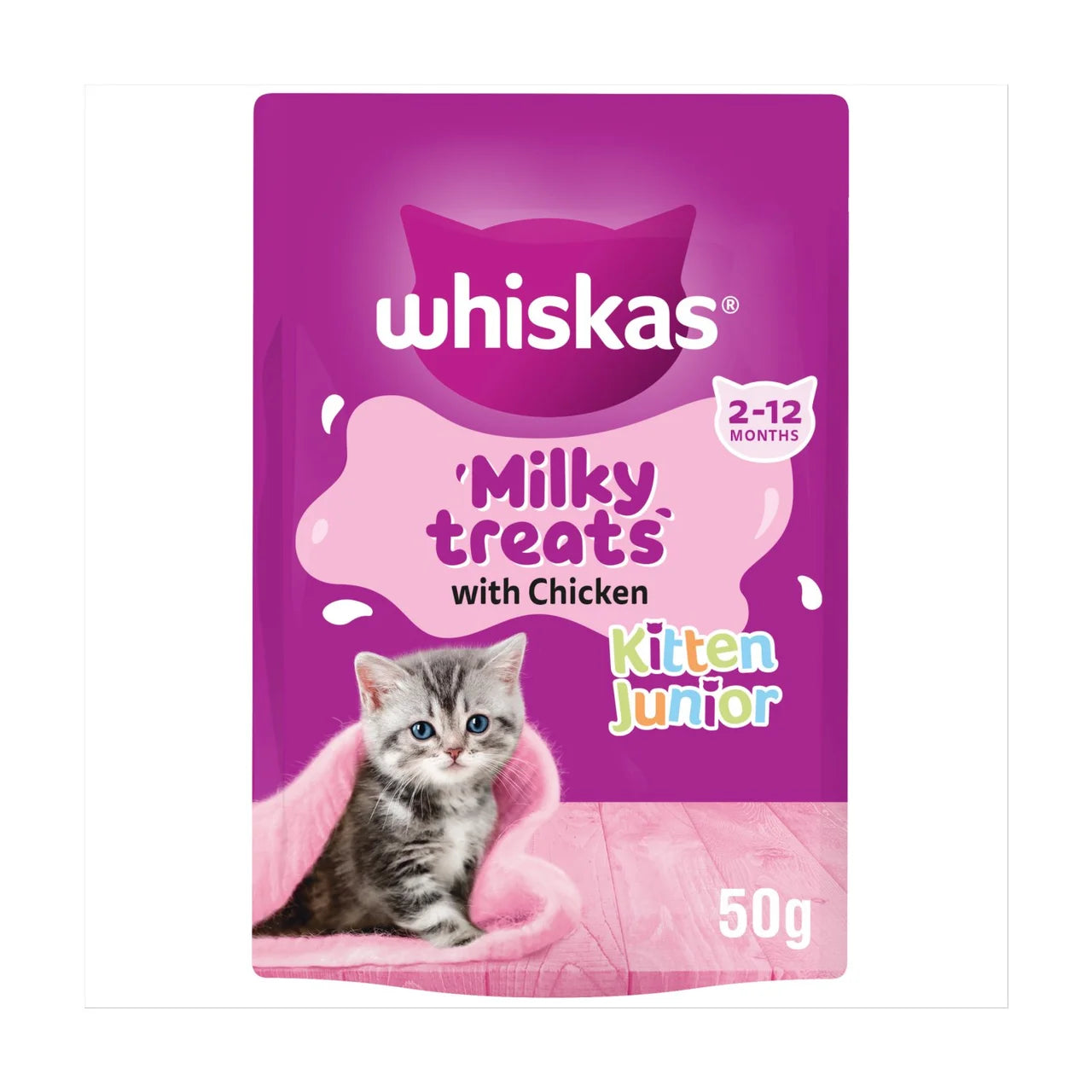 Whiskas Kitten Milky Treats with Chicken 50g