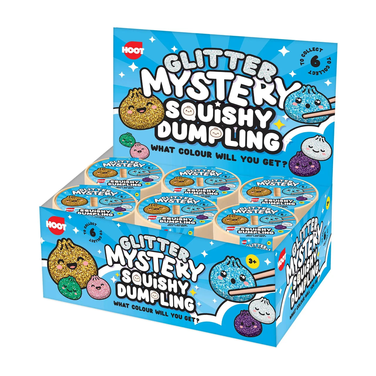 Hoot Squishy Glitter Mystery Dumplings
