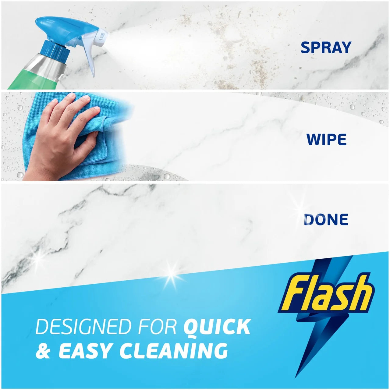 Flash Spray Wipe Done Apple Blossom Cleaning Spray 800ml