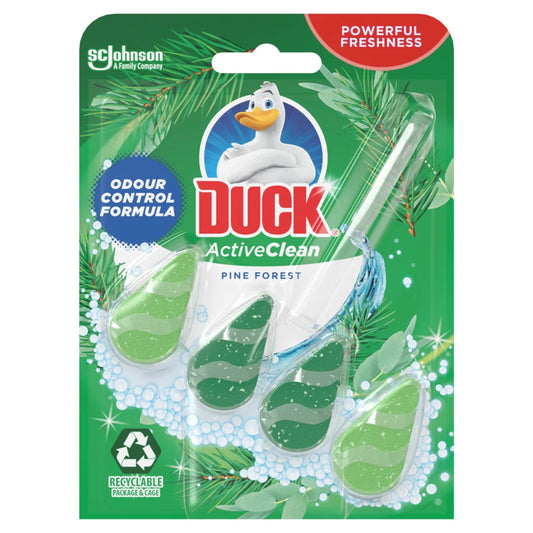 Duck Active Clean Toilet Rim Block Pine 37g