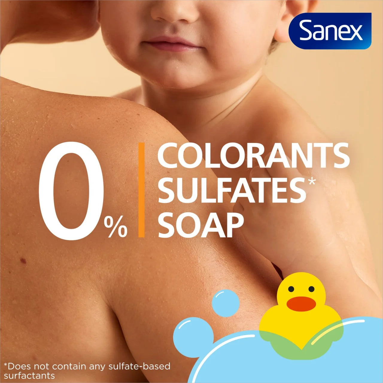 Sanex Zero% Nourishing Baby Bath & Wash 450ml