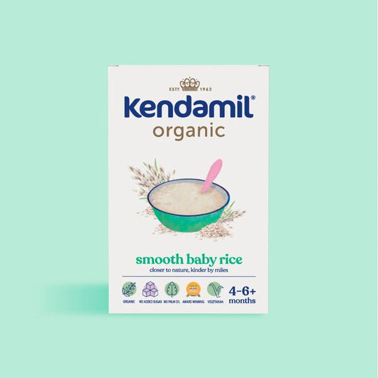 Kendamil Organic Smooth Baby Rice Baby Food 4+ Months 120g
