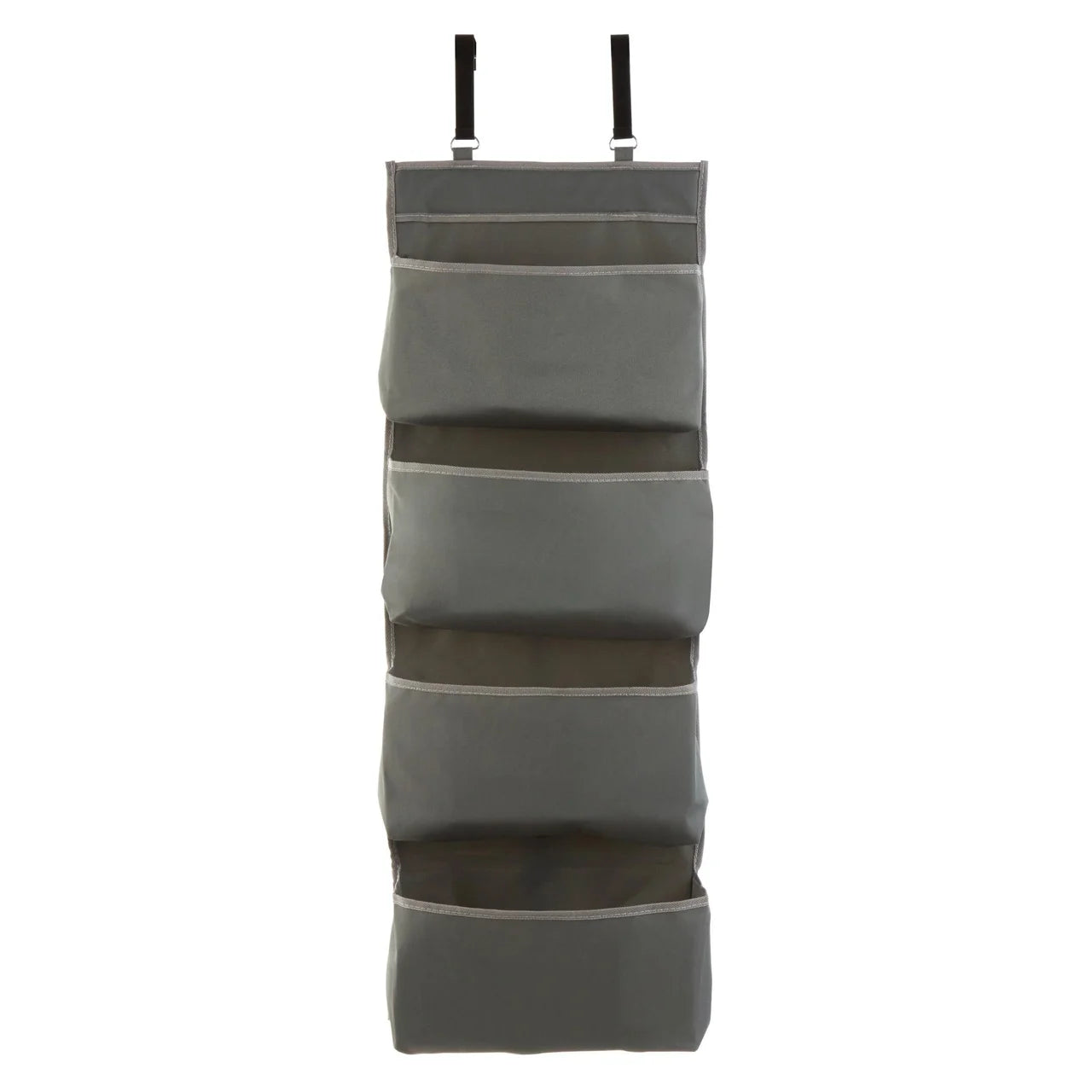Over Door Hanging Organiser, 4 Tier, Grey