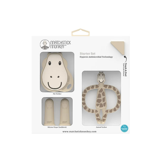 Matchstick Monkey Gigi Giraffe Teething Starter Set