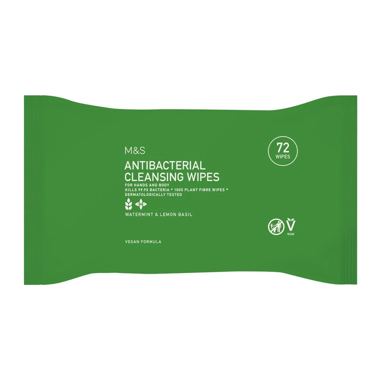 M&S Antibacterial Cleansing Wipes 72 per pack