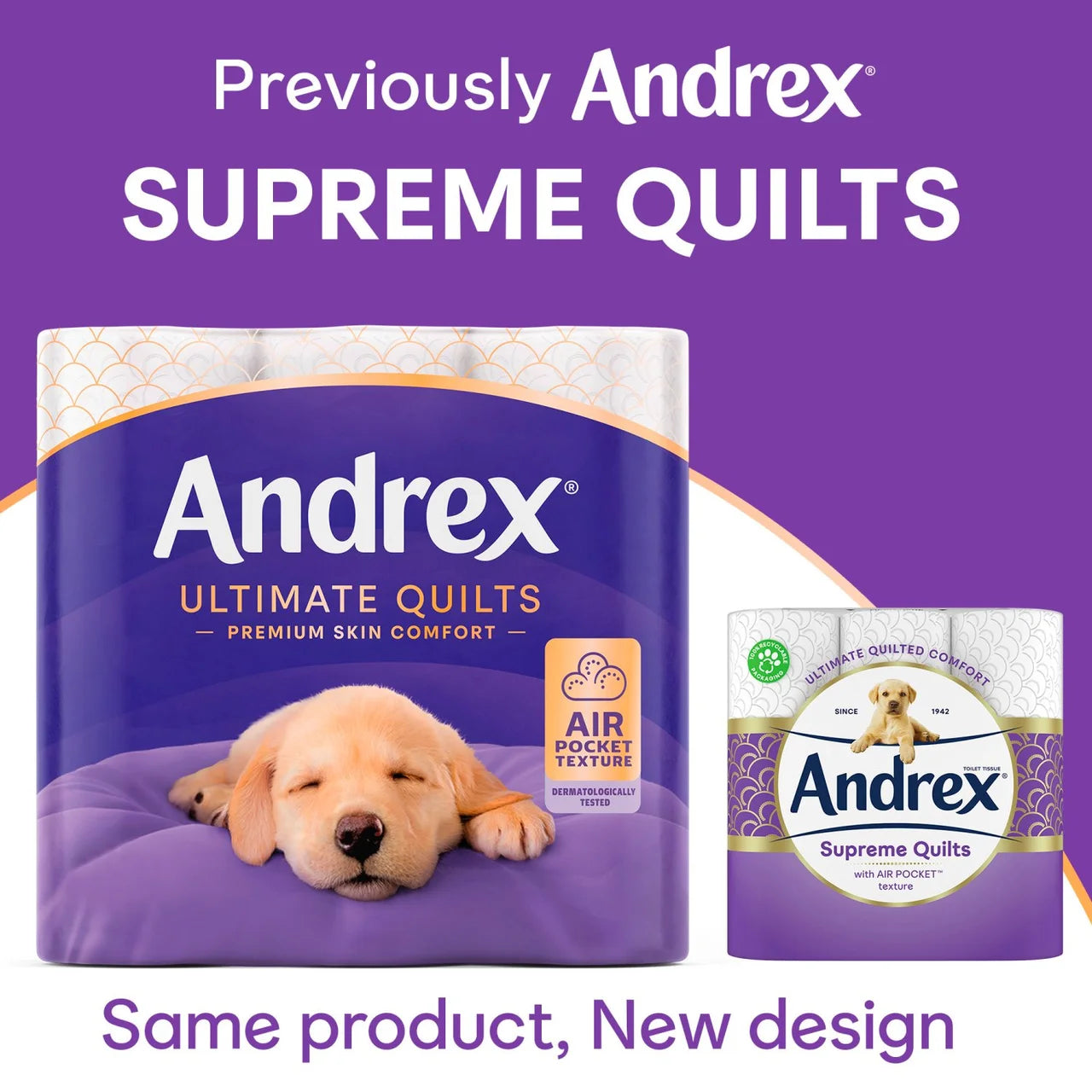 Andrex Ultimate Quilts Toilet Roll Mega Rolls 9 per pack