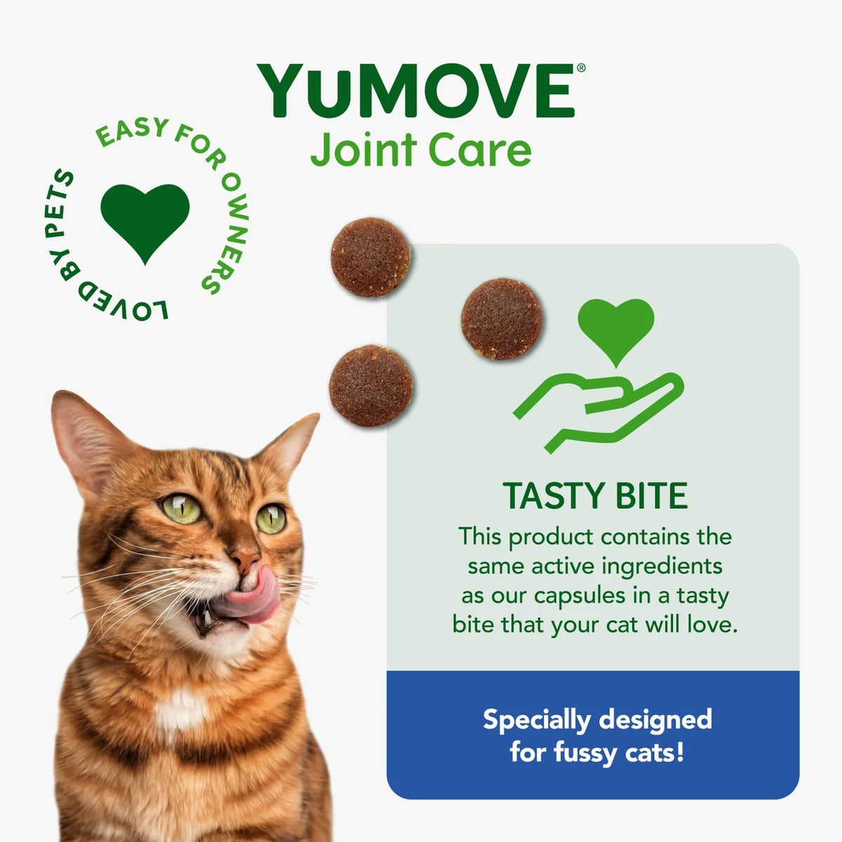 YuMOVE Joint Support Daily Bites for Senior Cats 30 per pack