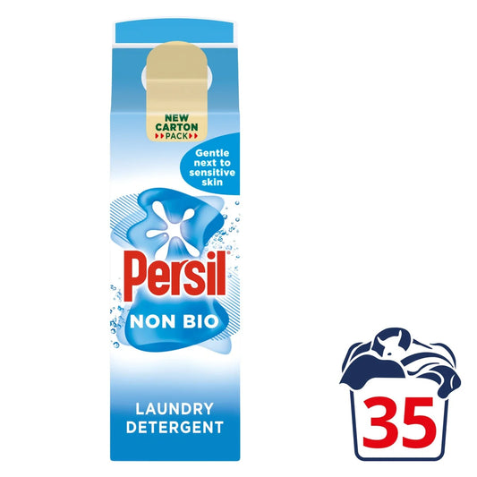 Persil Non Bio Laundry Detergent Washing Liquid 35 Washes 945ml