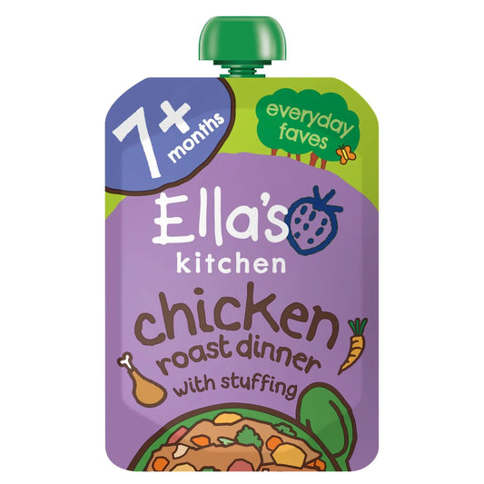 Ella's Kitchen Chicken Roast Baby Food Pouch 7+ Months 130g