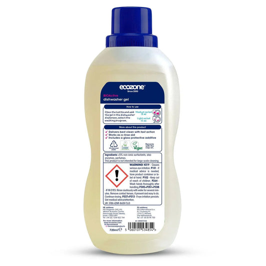 Ecozone BIOActive dishwasher gel 720ml