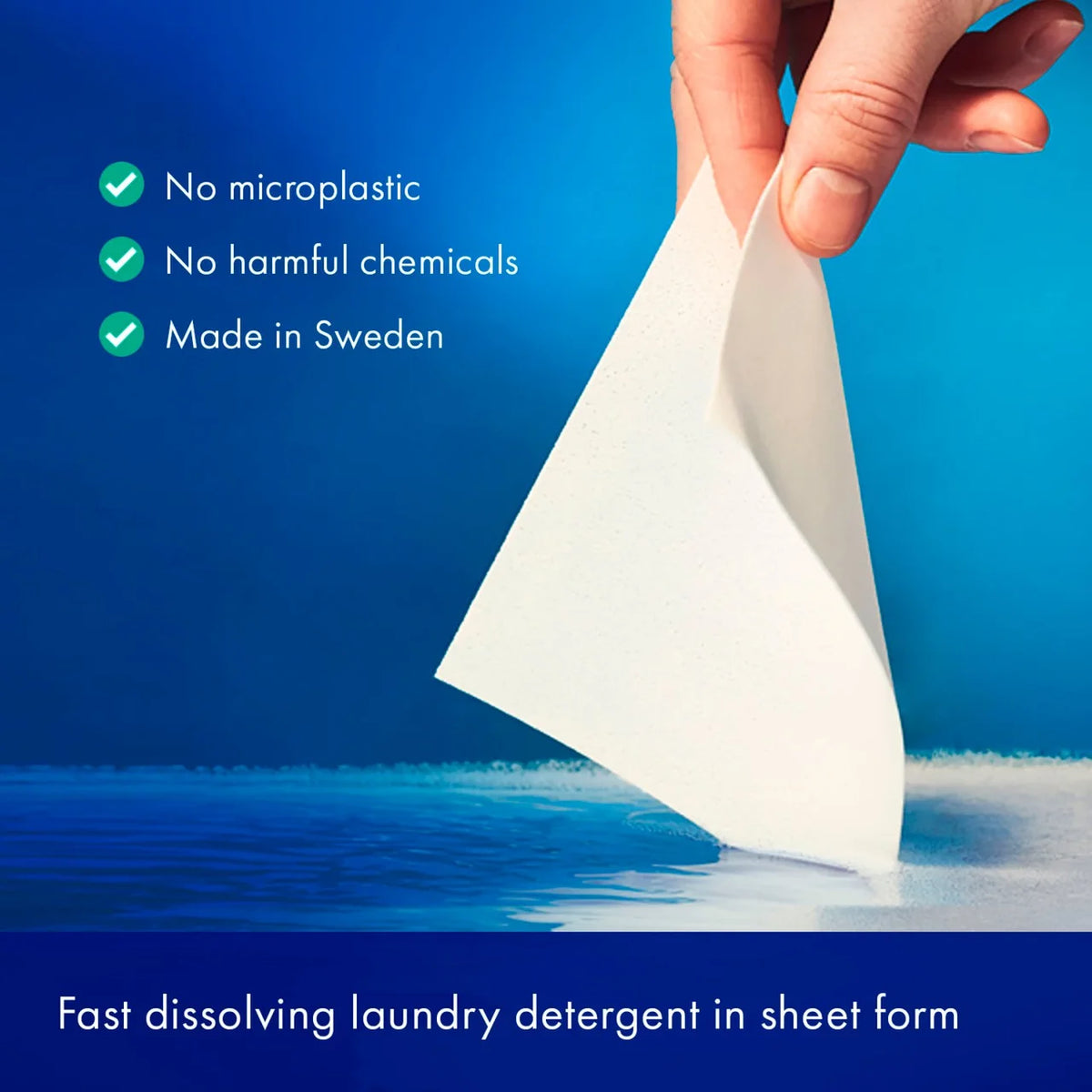OceanSaver Eco Laundry Detergent Sheets Non Bio 30 Washes