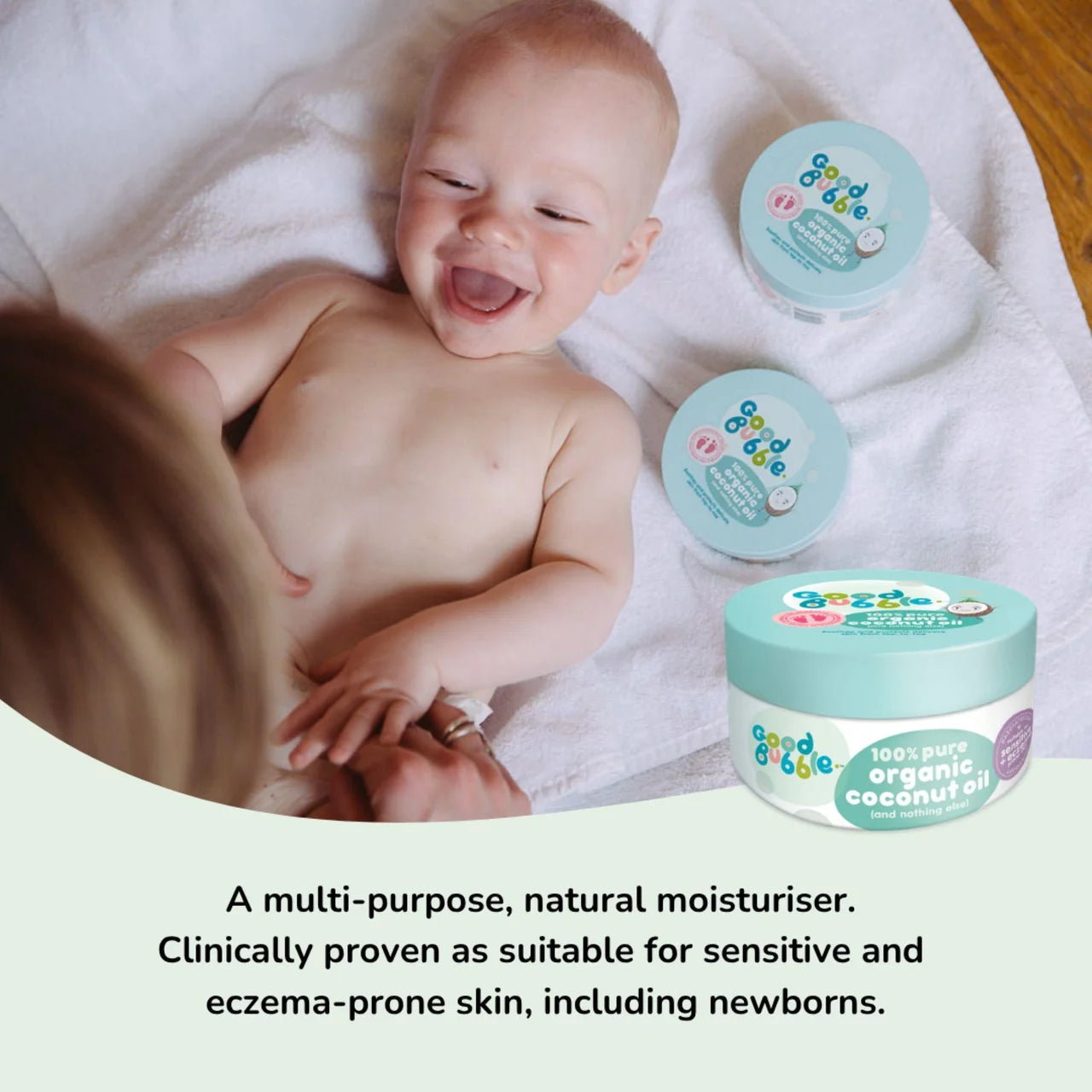 Good Bubble Organic Coconut Oil 185g