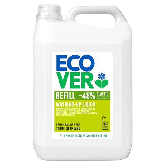 Ecover Lemon Washing Up Liquid Refill 5L