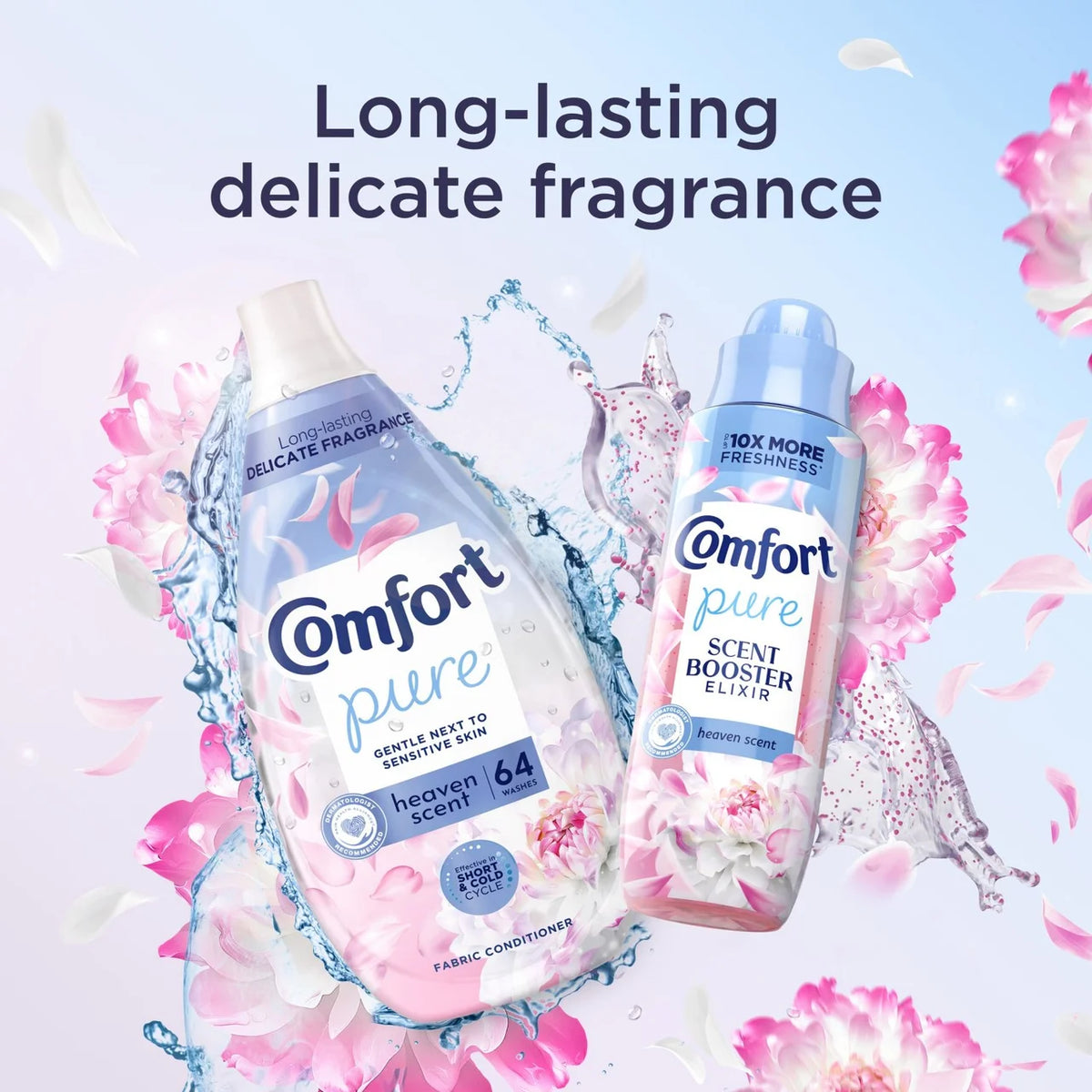 Comfort Pure Heaven Scent Fabric Conditioner 64 Washes 960ml