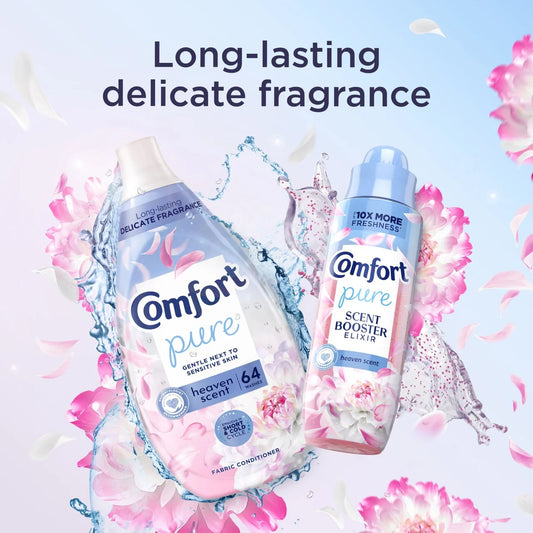 Comfort Pure Heaven Scent Fabric Conditioner 64 Washes 960ml