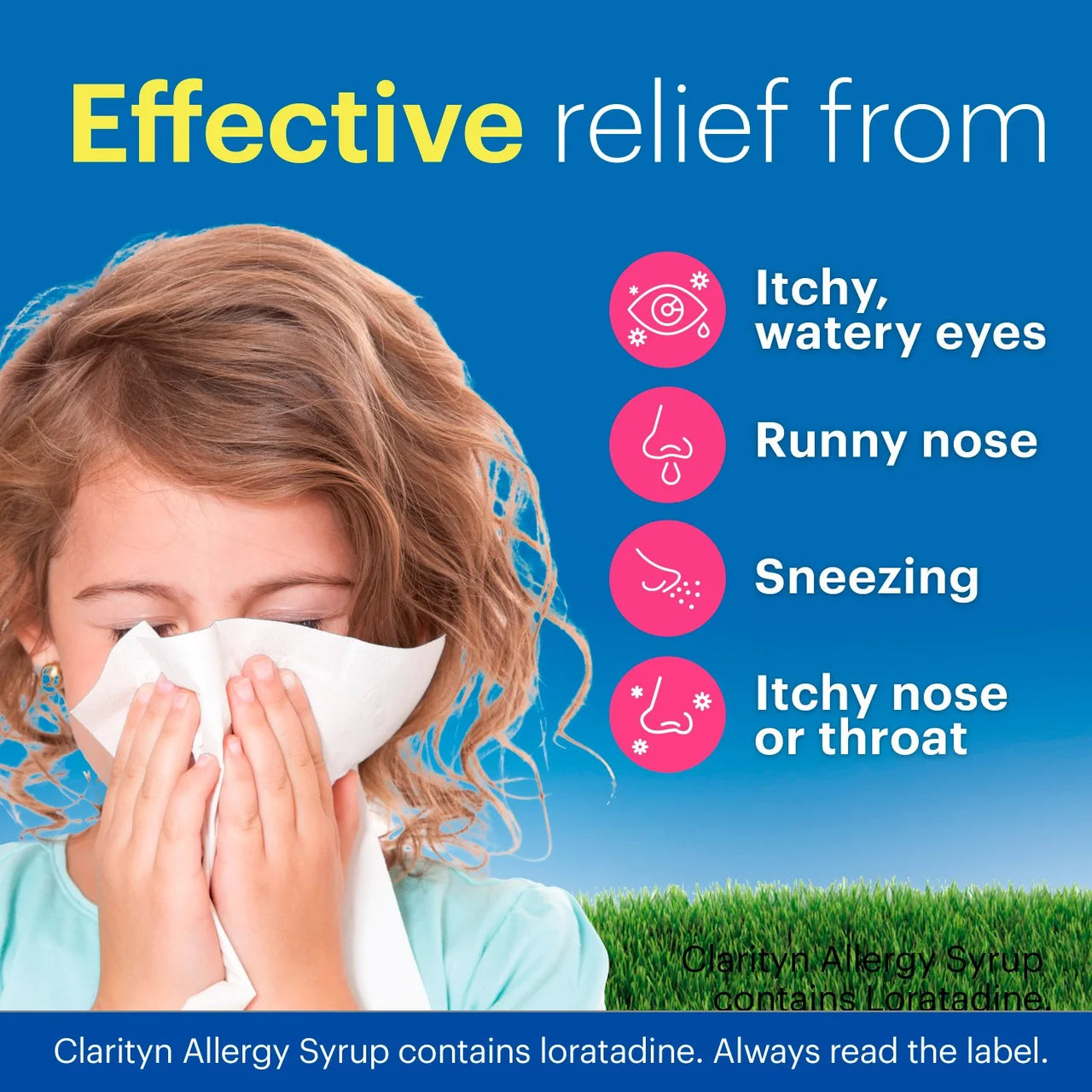 Clarityn Kids Allergy Syrup Mixed Berries 60ml