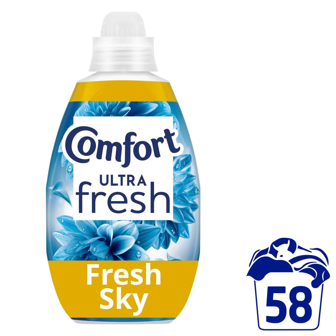 Comfort Intense Ultra Concentrated Fabric Conditioner Freshsky 58 Wash 870ml
