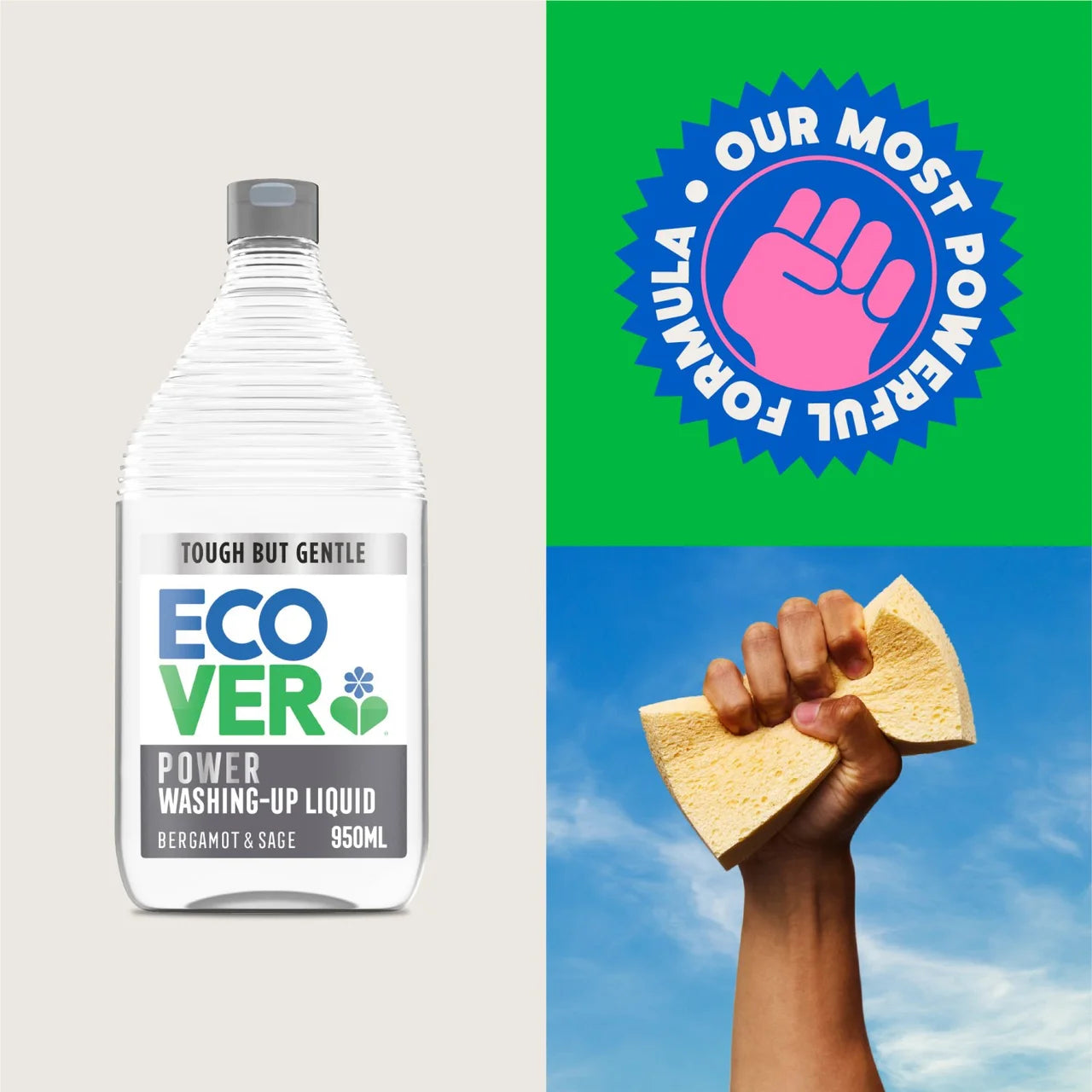 Ecover Power Washing Up Liquid 950ml