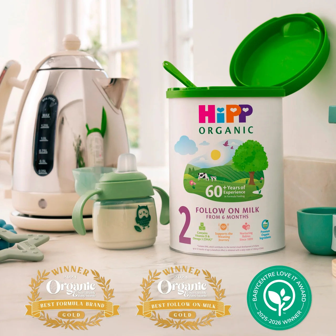 HiPP Organic 2 Follow on Baby Milk Powder Formula From 6 Months 800g