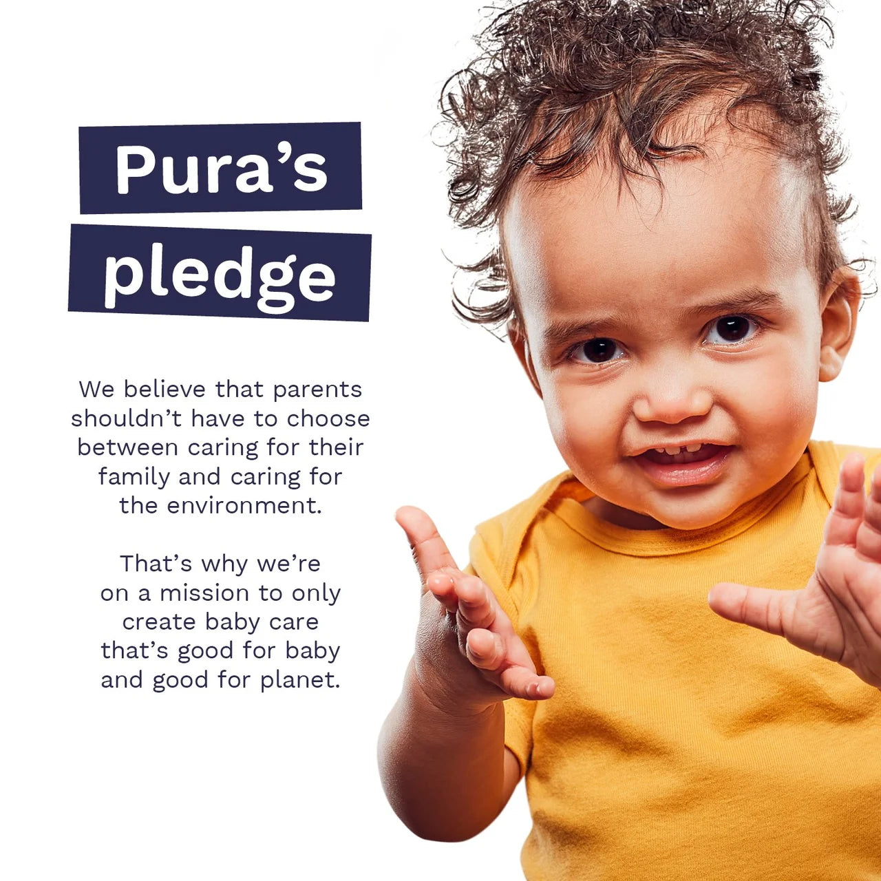 Pura Plastic Free Flushable Baby Wipes 60pk