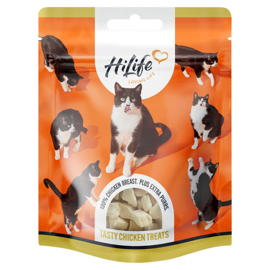 HiLife It's only Natural Chicken Breast Cat Treats 10g