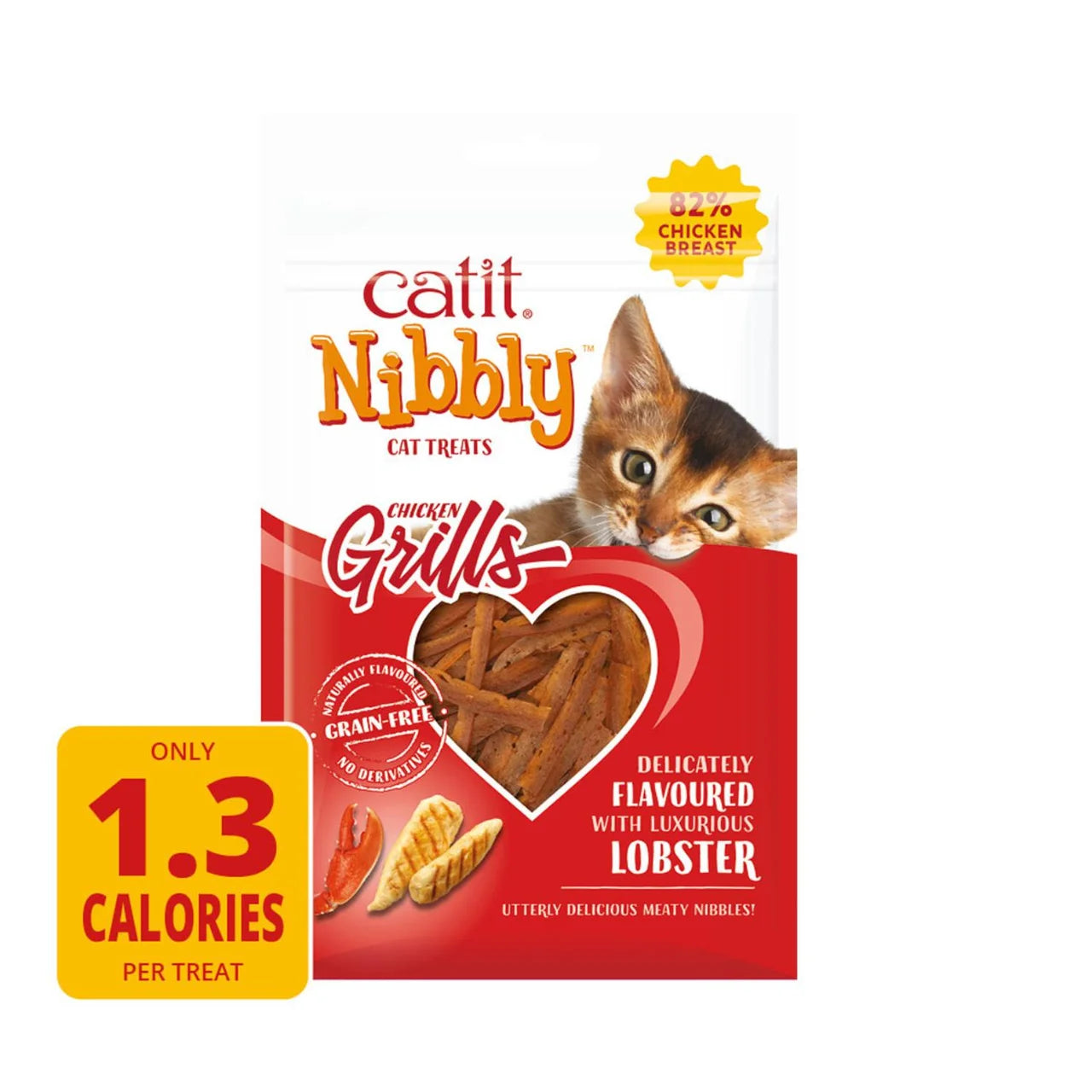 Catit Nibbly Grills Chicken & Lobster Cat Treat 30g