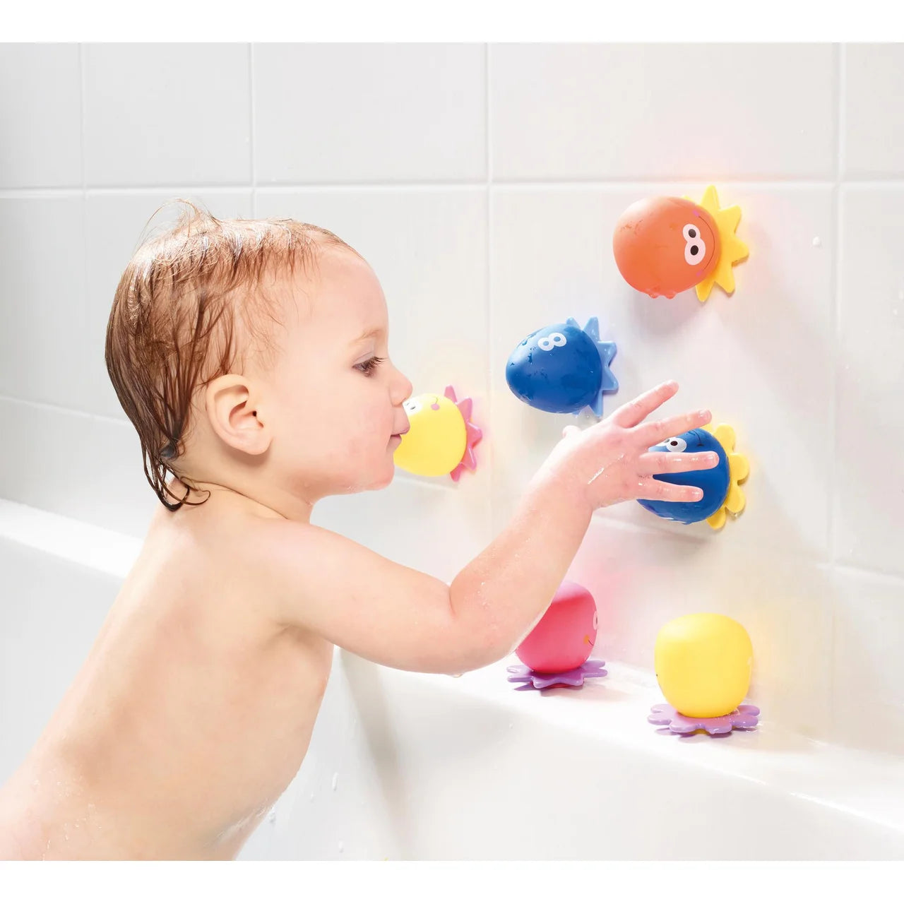 TOMY Toomies Octopals Bath Squirters, 12mths+