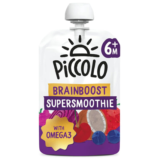 Piccolo Organic Brain Boost Supersmoothie - Berry Bliss with Coconut 90g