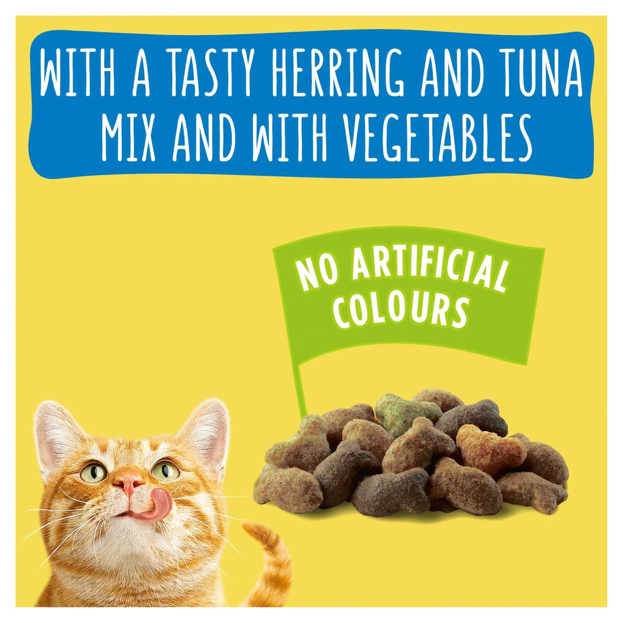 Go-Cat Herring with Vegetables Dry Cat Food 750g