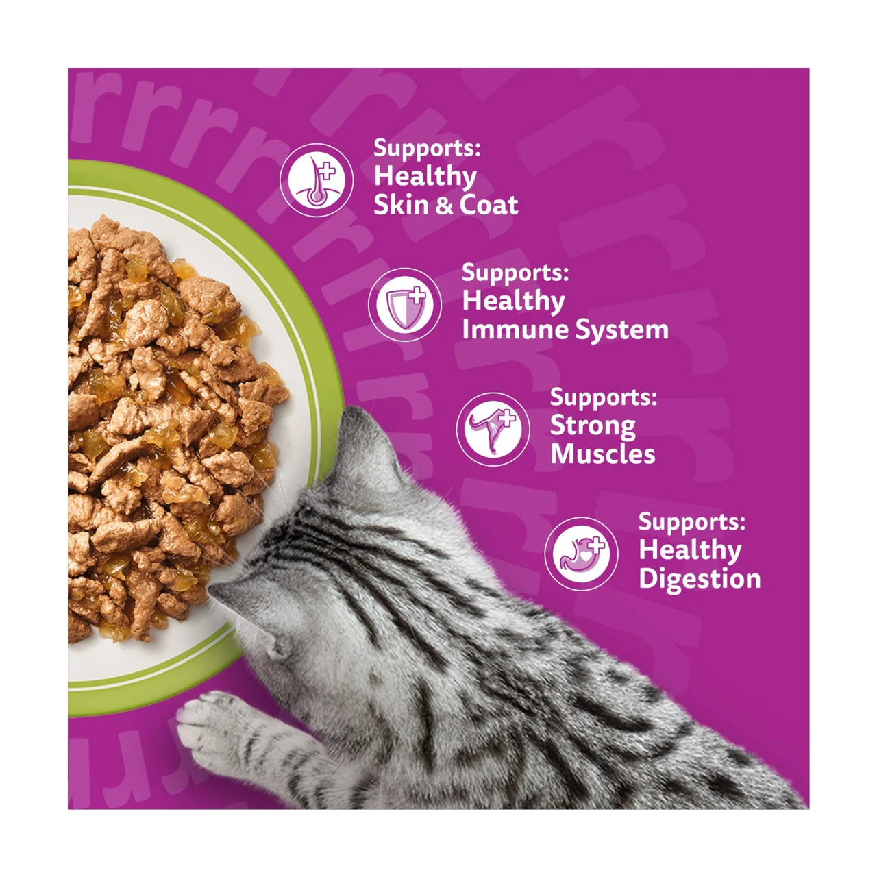 Whiskas 1+ Mixed Menu Adult Wet Cat Food Pouches in Jelly 12 x 85g