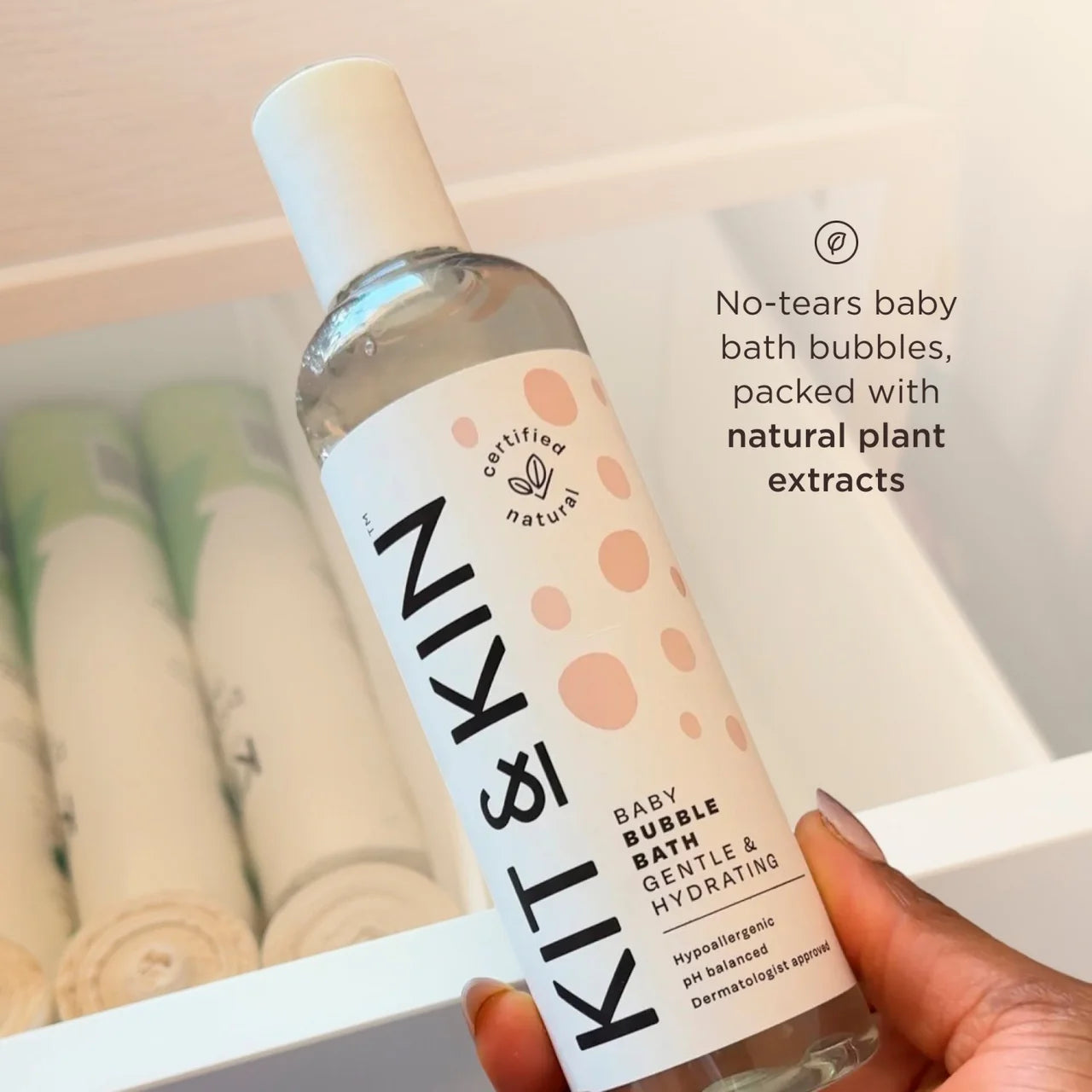 Kit & Kin Natural Bubble Bath 250ml
