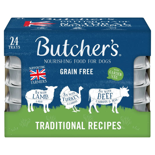 Butcher's Traditional Recipes Dog Food Trays 4x150g