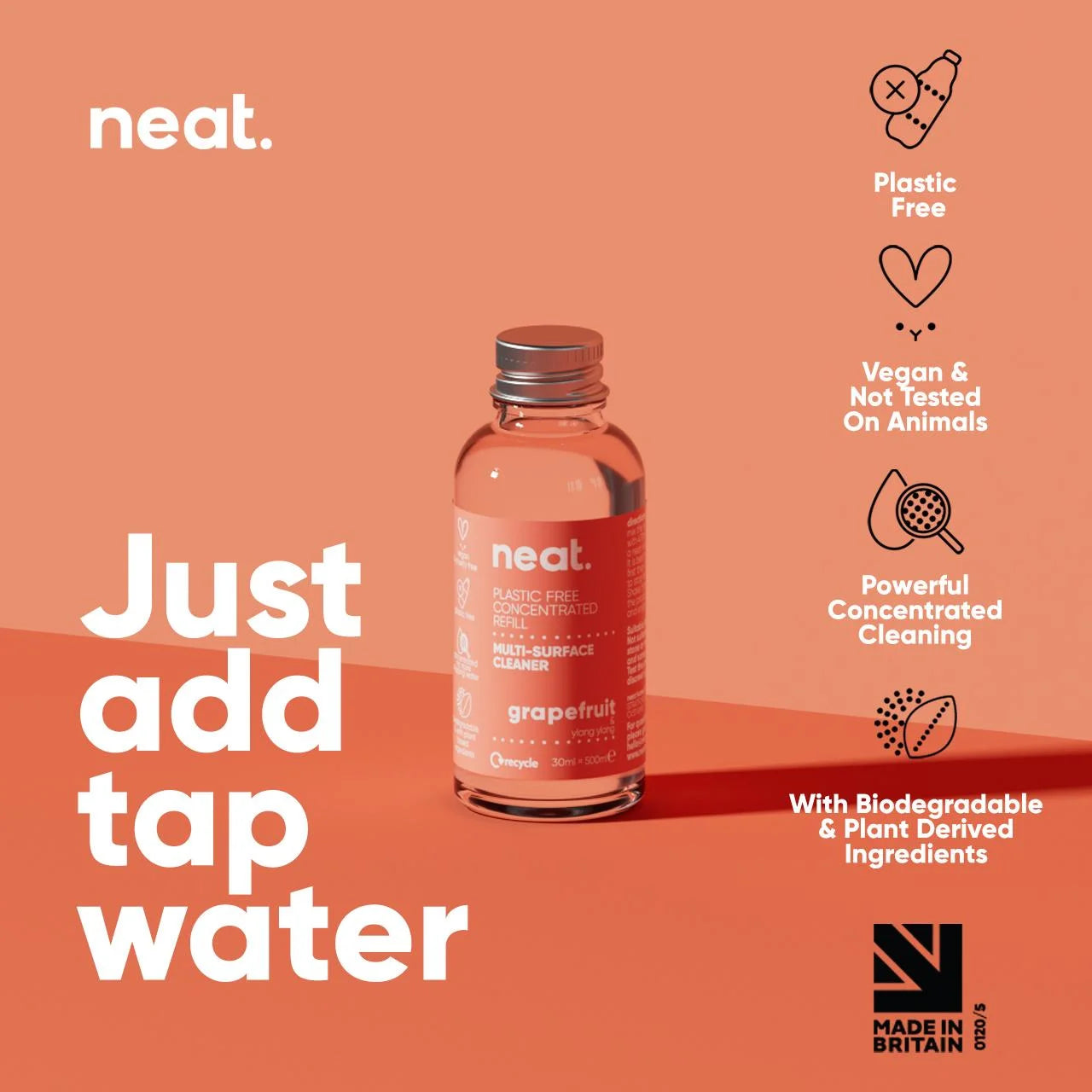 Neat Multi-Surface Concentrated Refill Grapefruit 30ml
