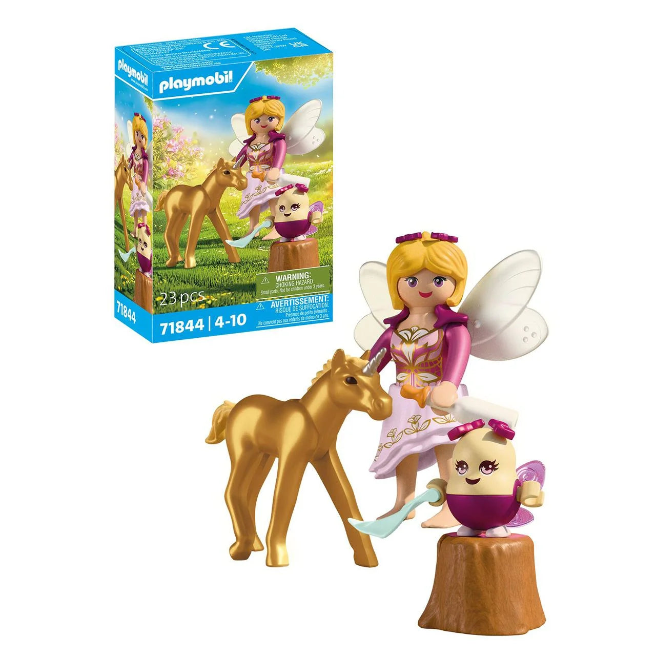 Playmobil 71844 Magical Unicorns Golden Unicorn Foal with Fairy
