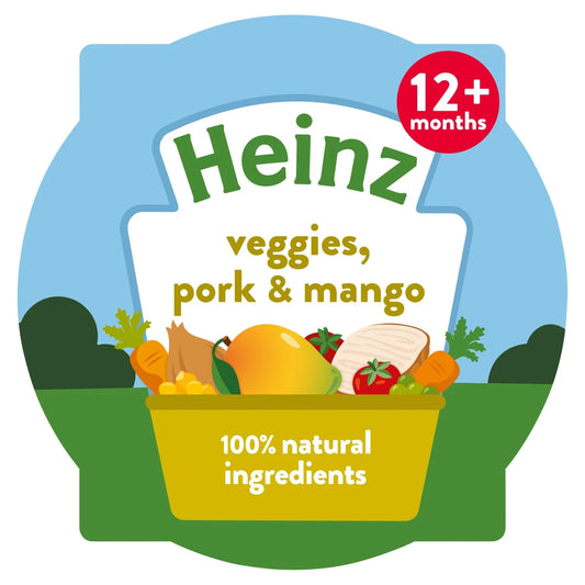 Heinz Veggies, Pork & Mango Baby Food Tray 1+ Year 200g