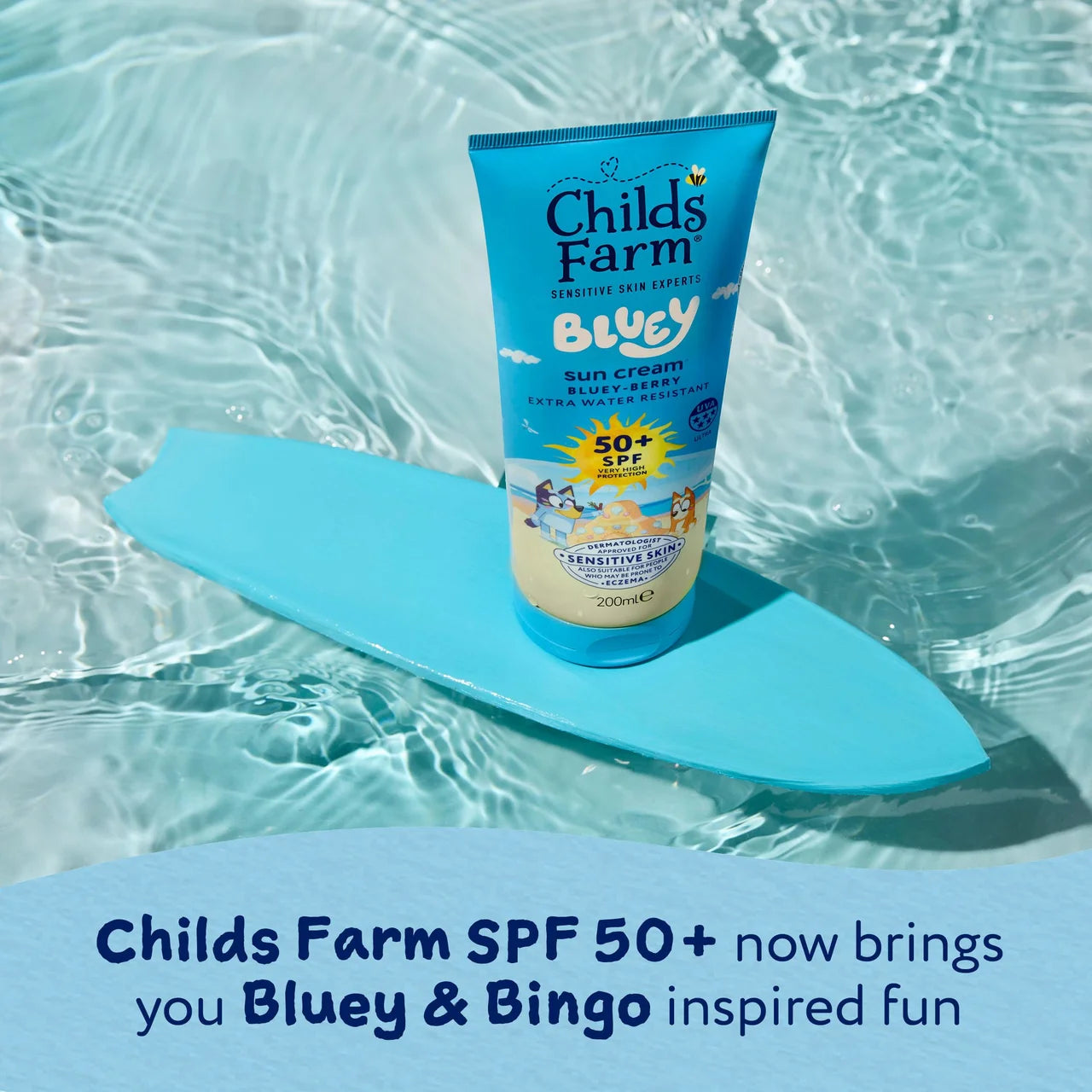 Childs Farm Bluey SPF50+ Sun Cream 200ml