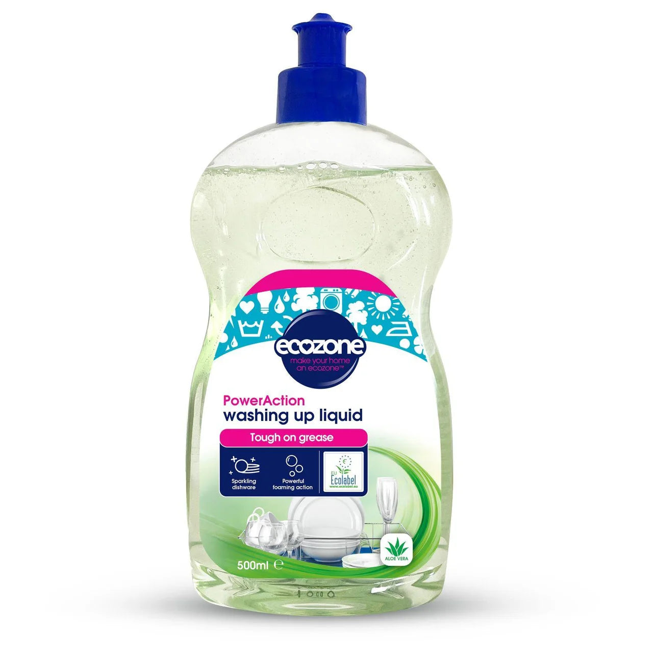 Ecozone PowerAction washing up liquid 500ml
