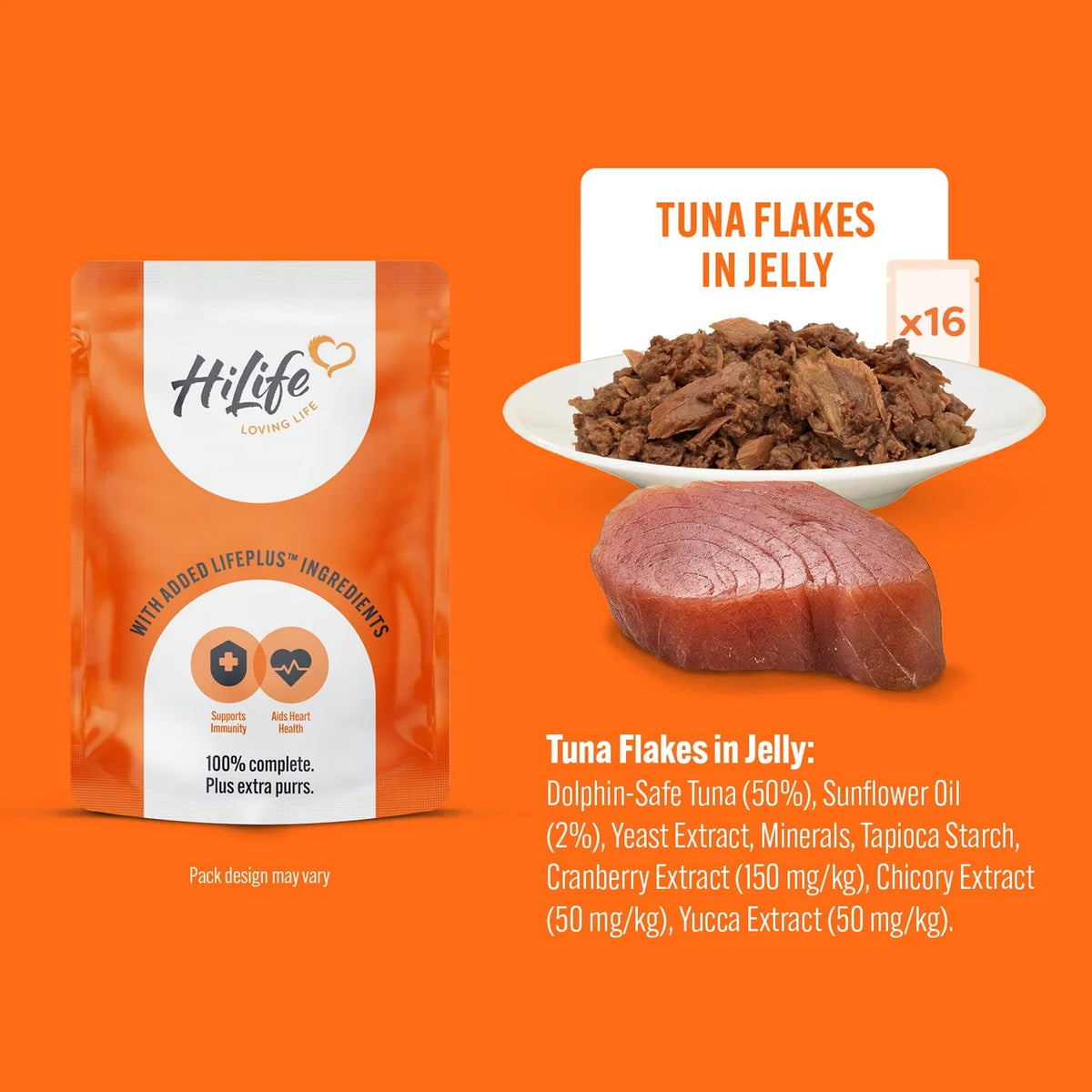 HiLife It's only Natural The Big Tuna One in Jelly 32 x 70g