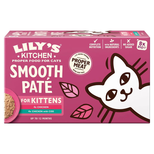 Lily's Kitchen Pate Selection for Kittens 8 x 85g
