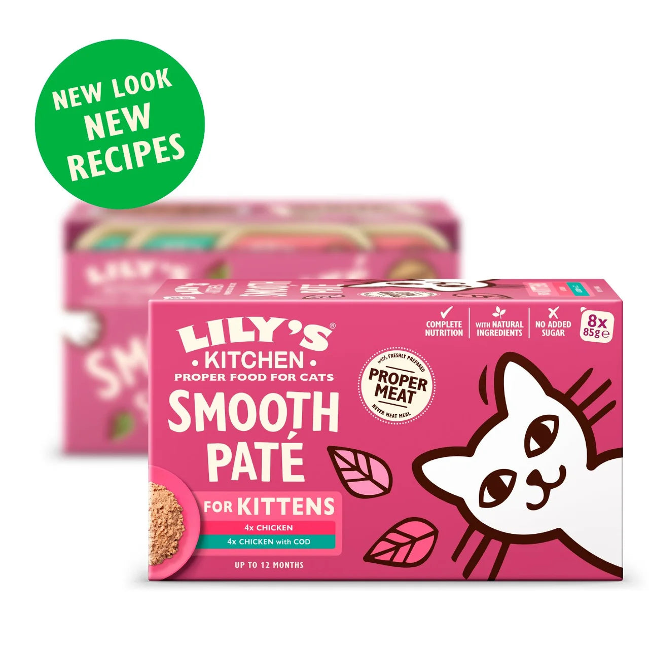 Lily's Kitchen Pate Selection for Kittens 8 x 85g