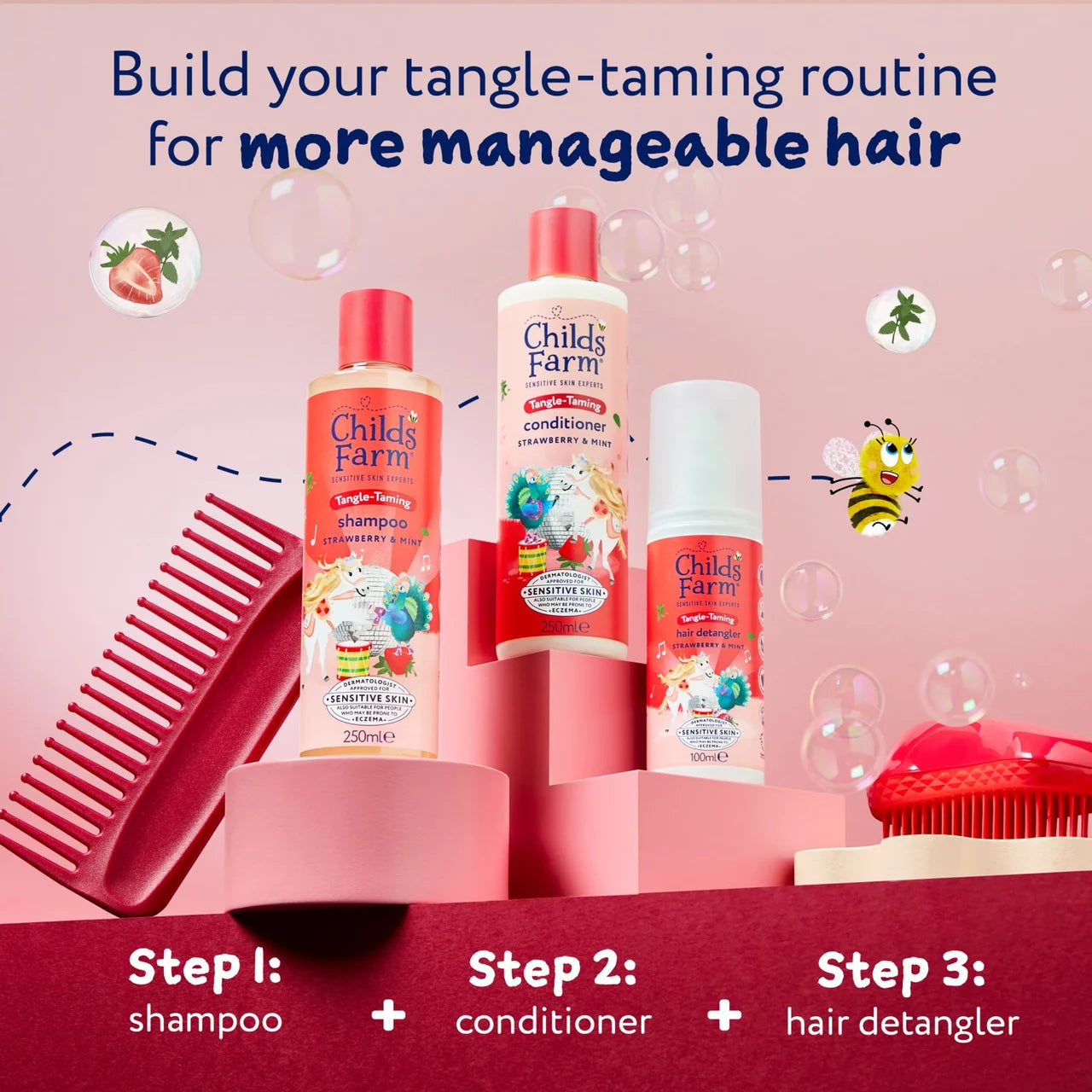 Childs Farm Tangle Taming Conditioner Strawberry & Mint 250ml